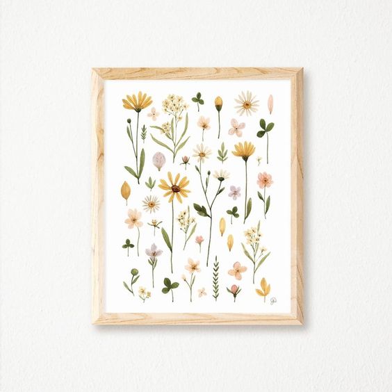 cadre-herbier-petites-fleurs